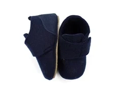 Wheat filthjemmesko Marlin navy uld